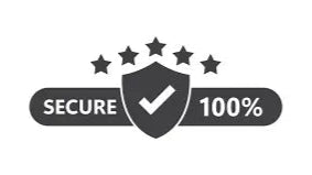 Secure badge with shield and check mark_ secure payment_ premium watch