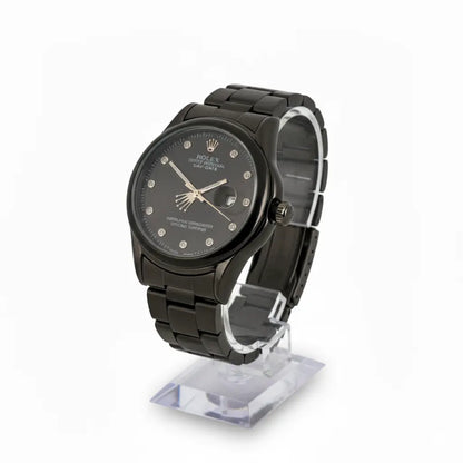Rolex Datejust Black Dial Diamond Men's Luxury Watch at la store.pk